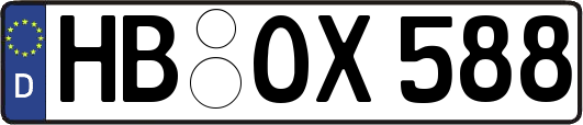 HB-OX588