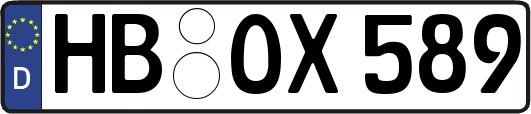 HB-OX589