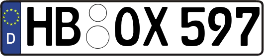 HB-OX597