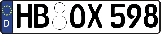 HB-OX598