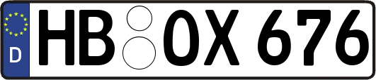 HB-OX676