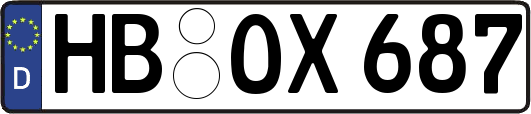 HB-OX687