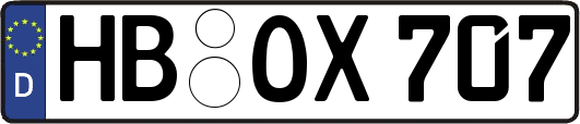 HB-OX707
