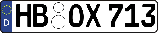 HB-OX713