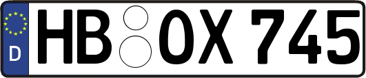 HB-OX745