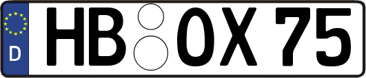 HB-OX75