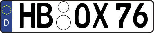 HB-OX76