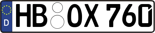 HB-OX760
