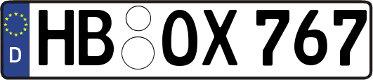 HB-OX767