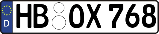 HB-OX768