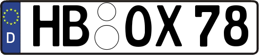 HB-OX78