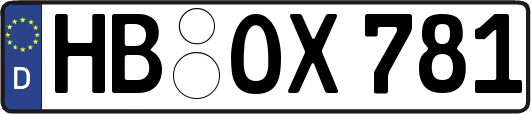 HB-OX781