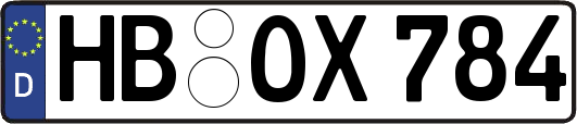 HB-OX784