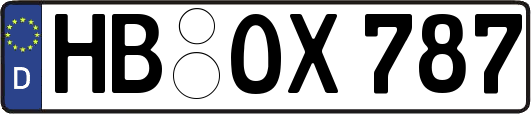 HB-OX787