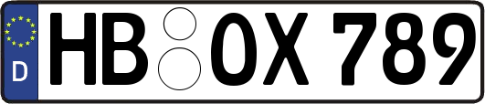 HB-OX789