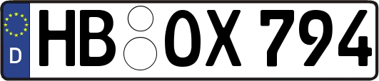 HB-OX794