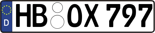 HB-OX797