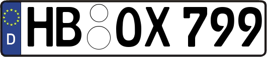 HB-OX799