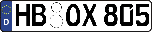 HB-OX805