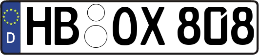 HB-OX808