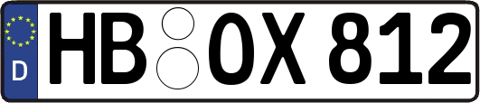 HB-OX812