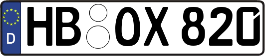 HB-OX820