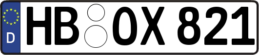 HB-OX821