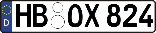HB-OX824