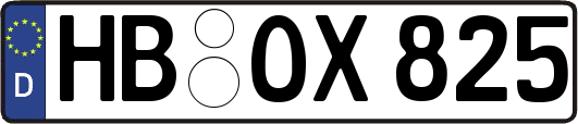 HB-OX825
