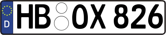 HB-OX826