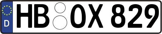 HB-OX829