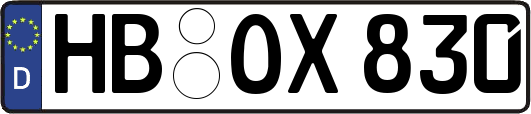 HB-OX830