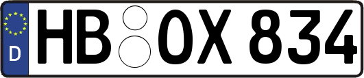 HB-OX834