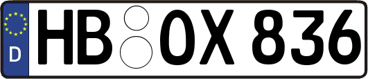 HB-OX836