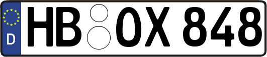 HB-OX848