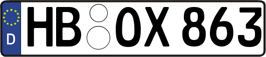 HB-OX863