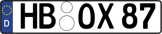 HB-OX87