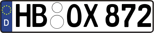 HB-OX872