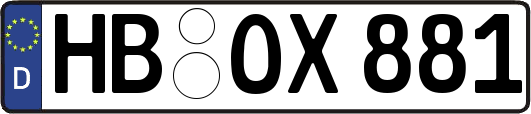 HB-OX881