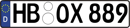 HB-OX889