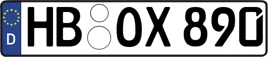 HB-OX890
