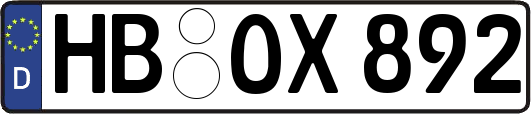 HB-OX892
