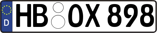 HB-OX898