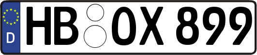 HB-OX899