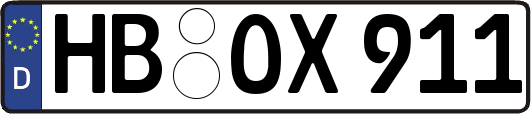 HB-OX911