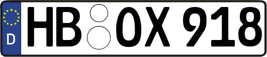 HB-OX918