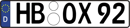 HB-OX92