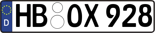 HB-OX928
