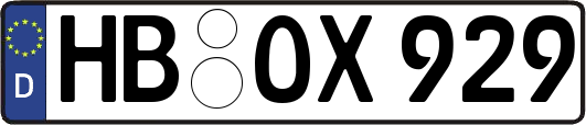 HB-OX929