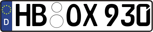 HB-OX930